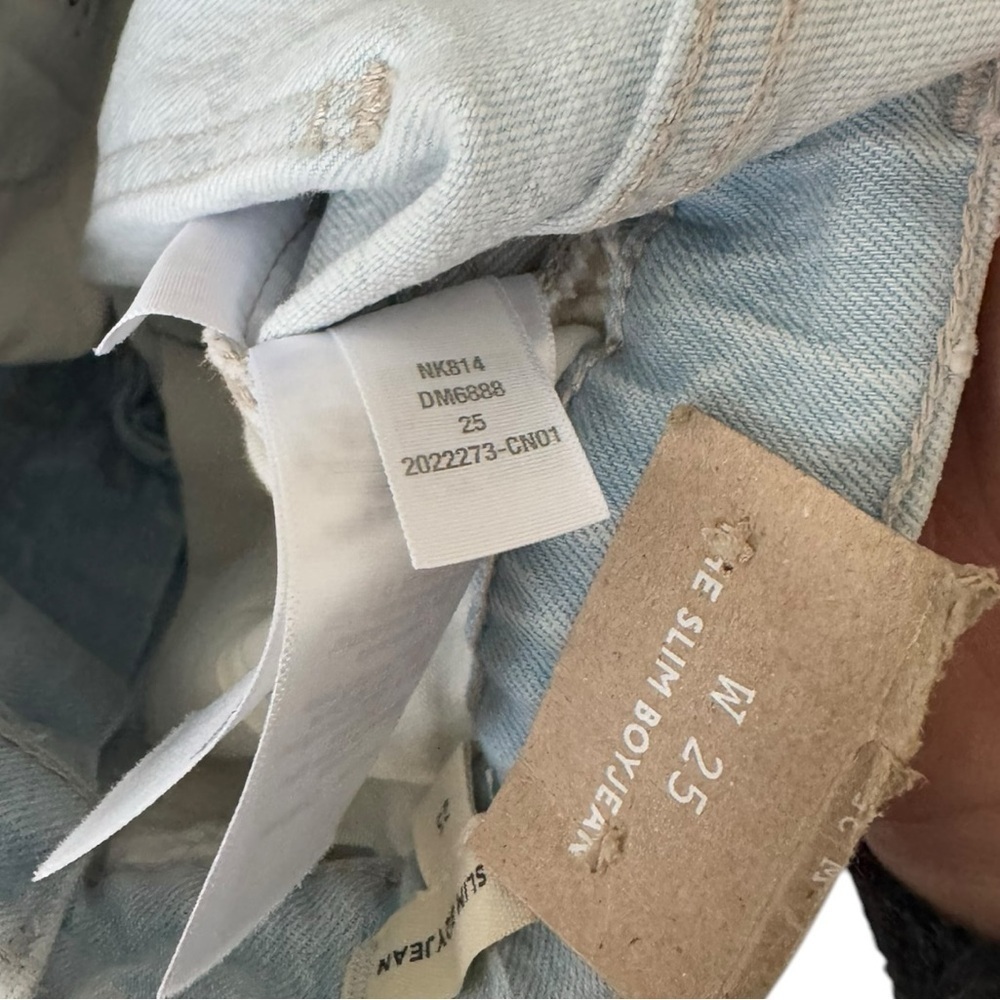Madewell The Slim Boyjean 25 Light Denim Jeans - Picture 9 of 9